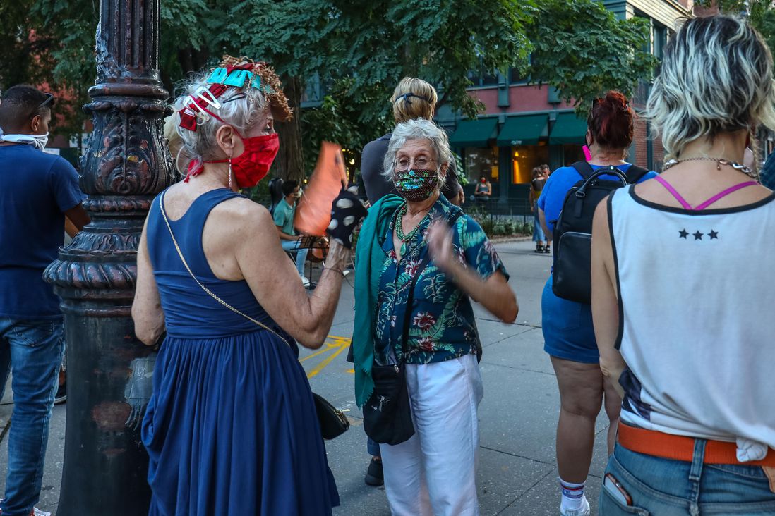 Photos from the West Village Love pop-up on Sept. 2nd, 2020